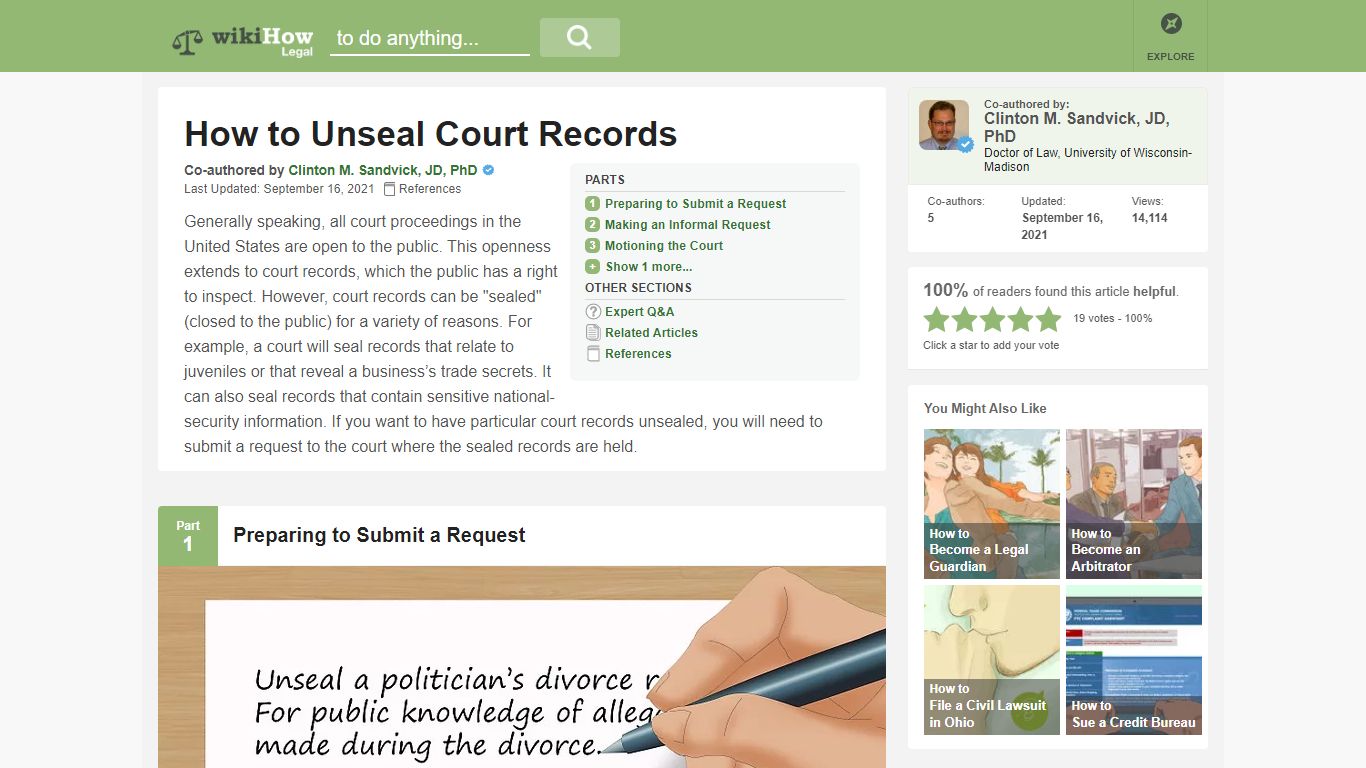 How to Unseal Court Records (with Pictures) - wikiHow Legal